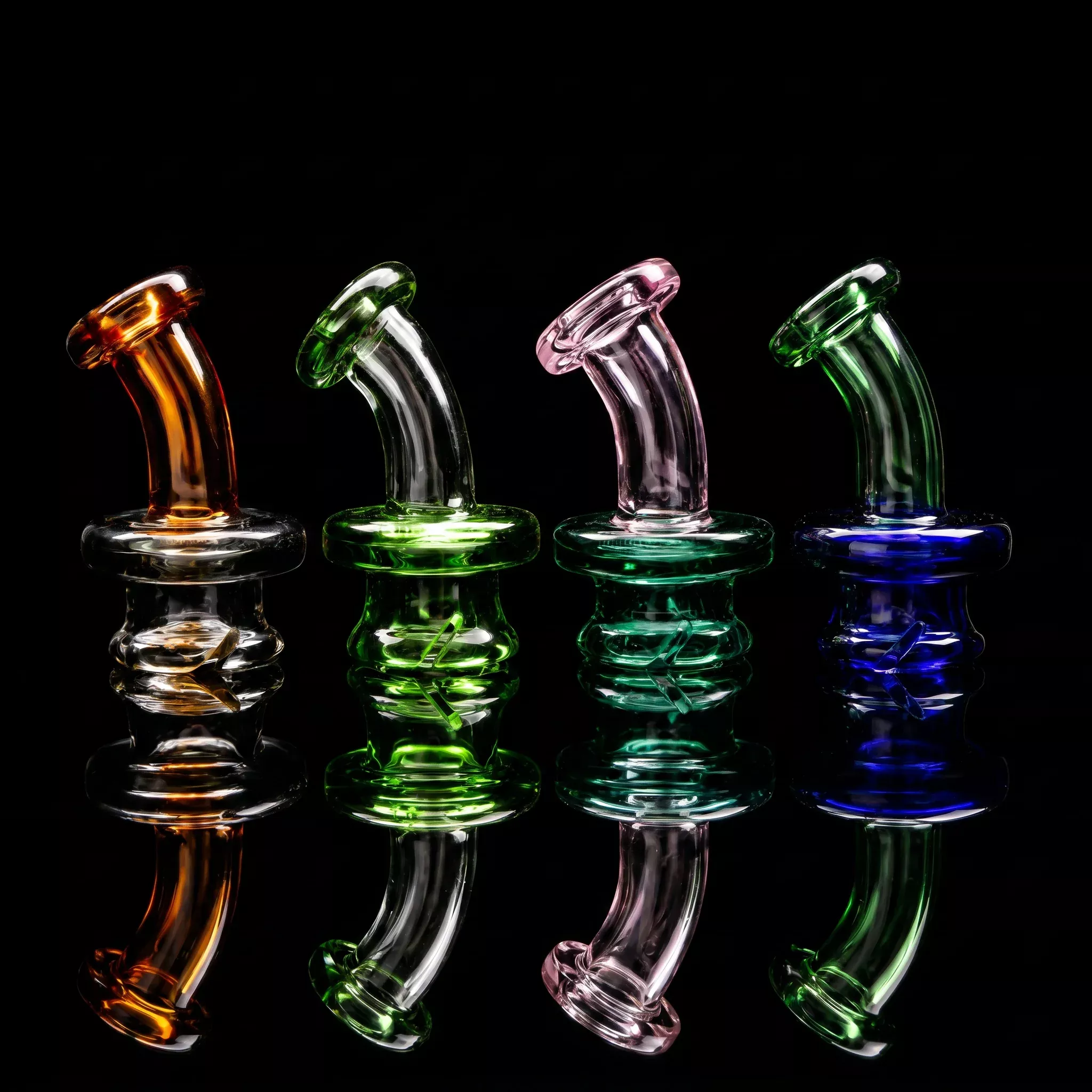 1.5" Bent Neck Glass Mouthpiece | Compatible with Puffco Pivot