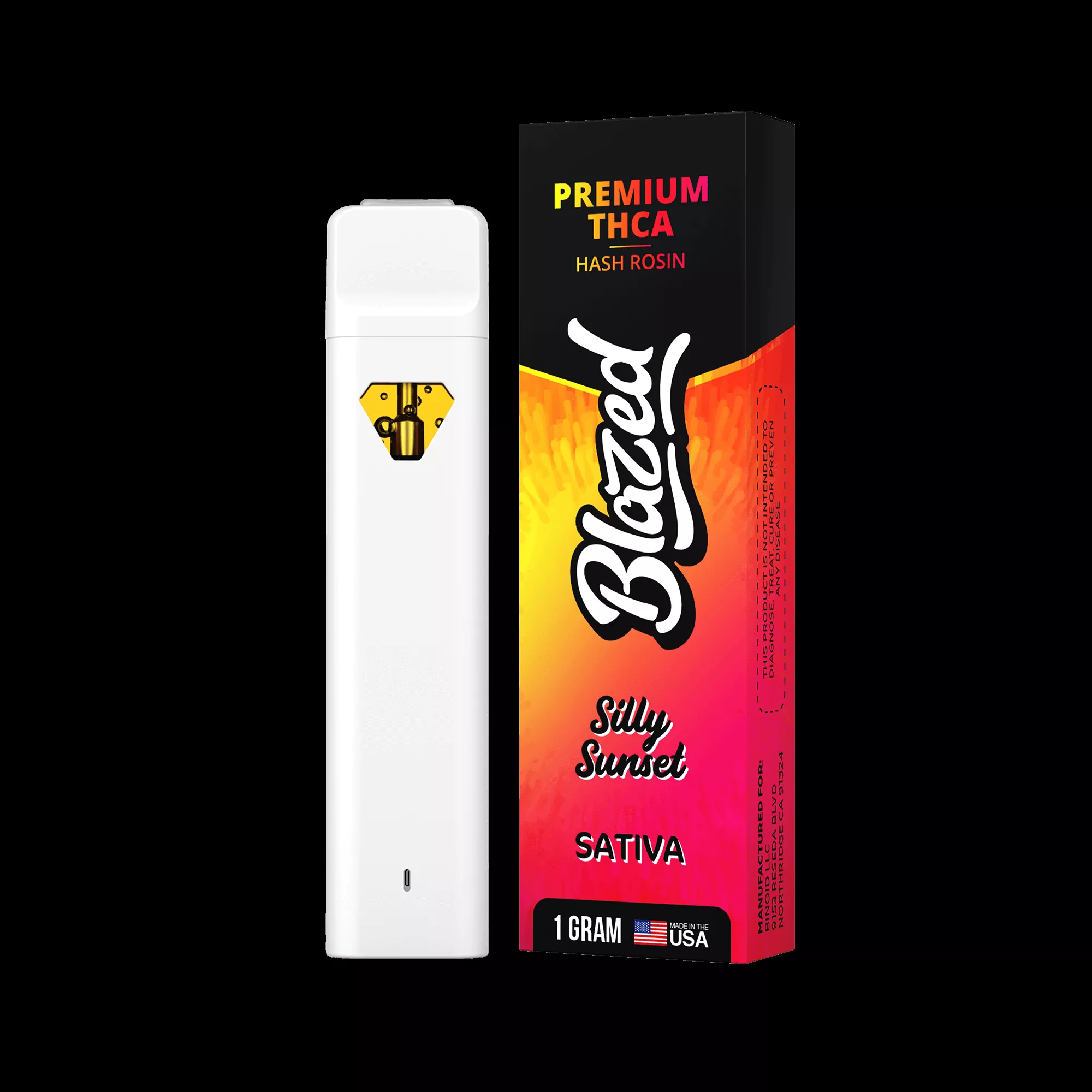 1 Gram THCA Disposable Hash Rosin – Blazed