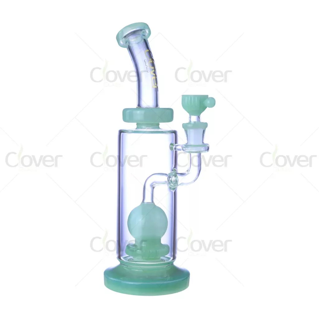 10.23″ 5mm Mint Green Recycler Dab Rig | Wholesale Glass Water Pipe