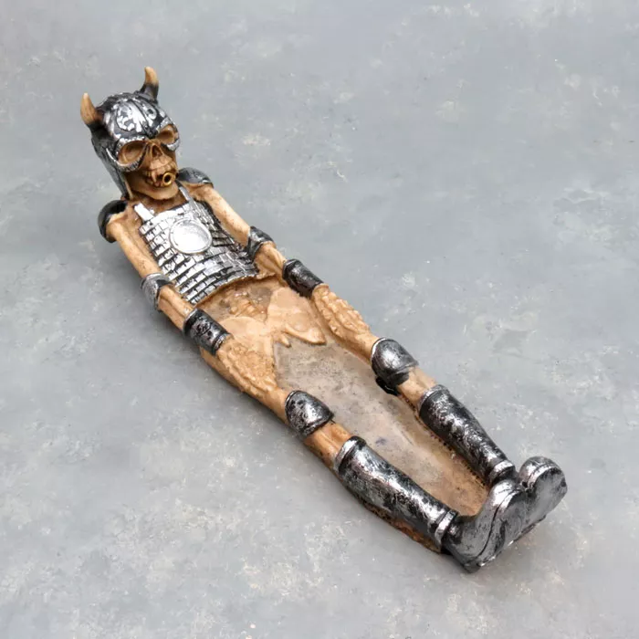 10.5″ Armored Skeleton Incense Burner