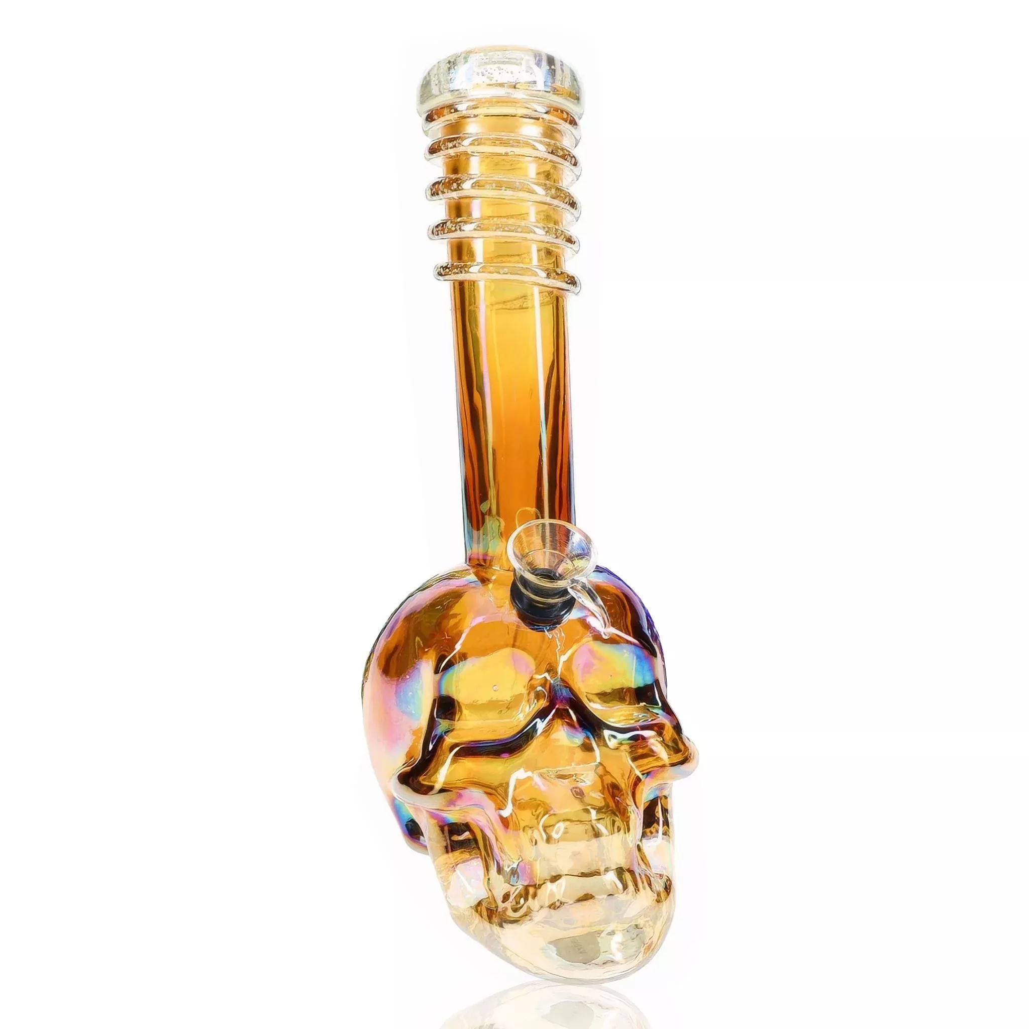 10.5" Glow in the Dark Skull Bong