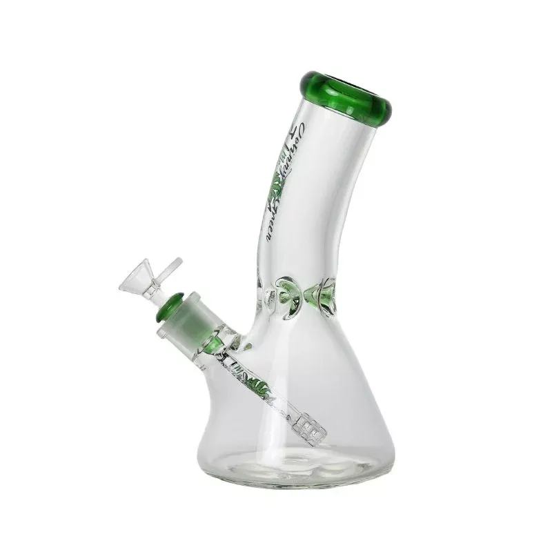 10″ 9mm Beaker Bong with Bent Neck