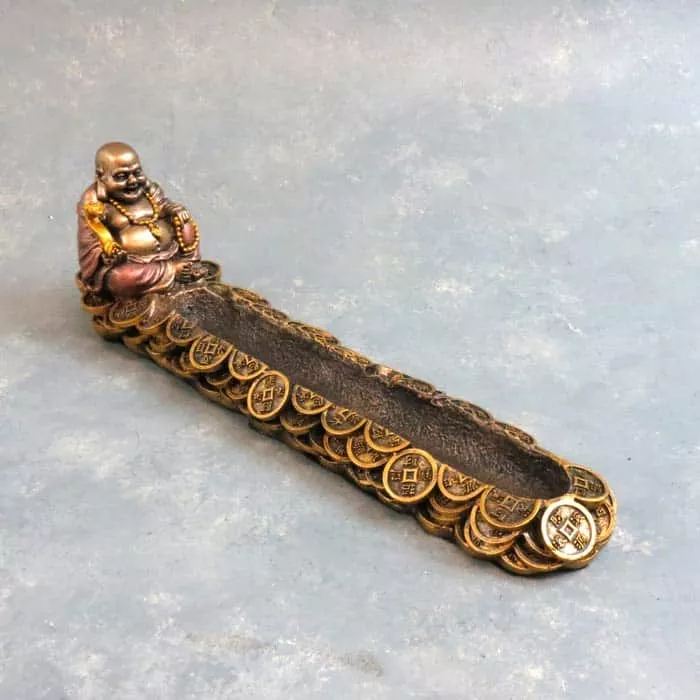 10″ Buddha Coin Incense Burner