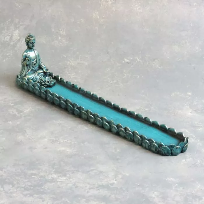 10″ Buddha & Lotus Incense Burner