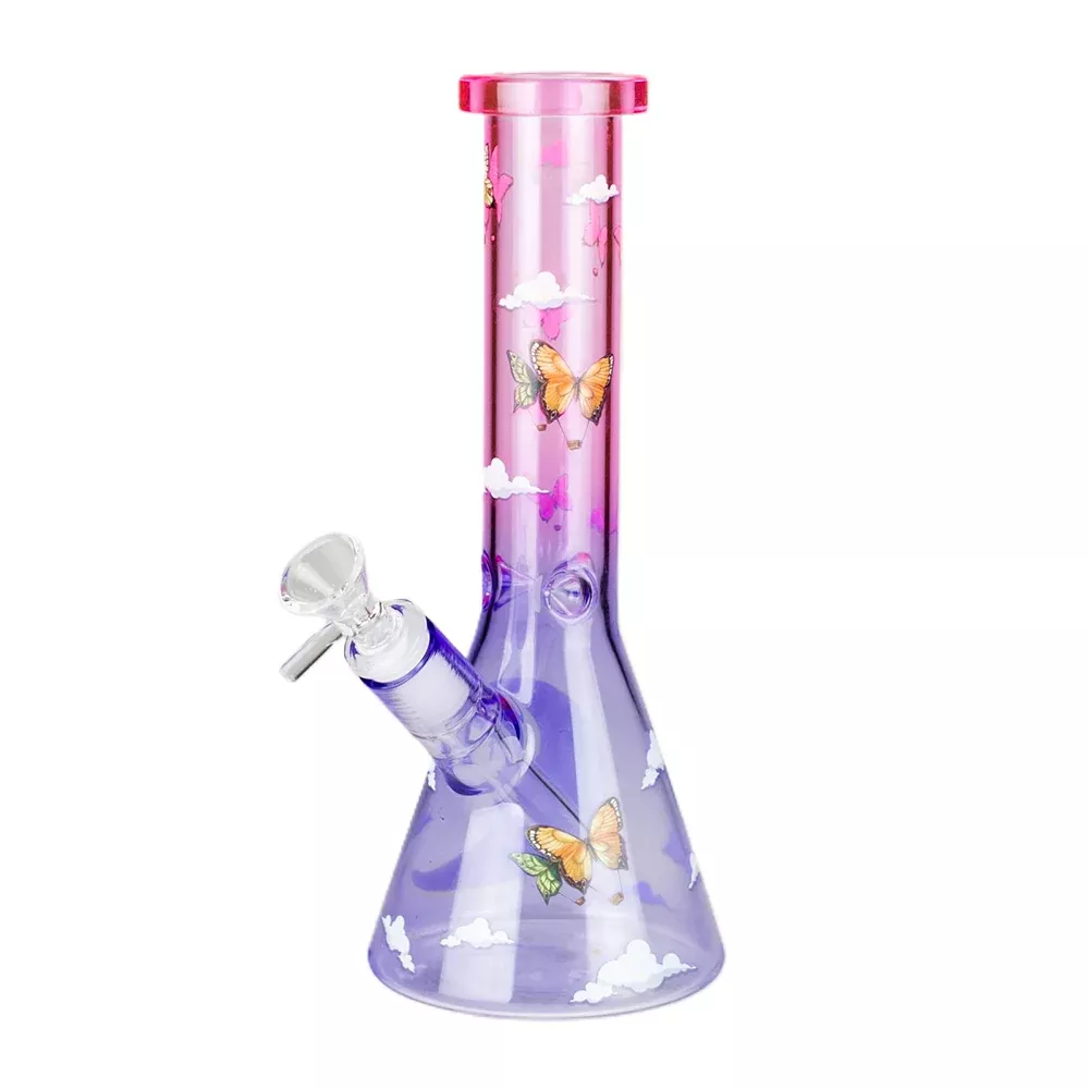 10" Butterfly Beaker Bong