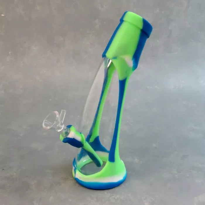 10″ ‘Carafe’ Silicone & Glass ‘Carafe’ Water Pipe