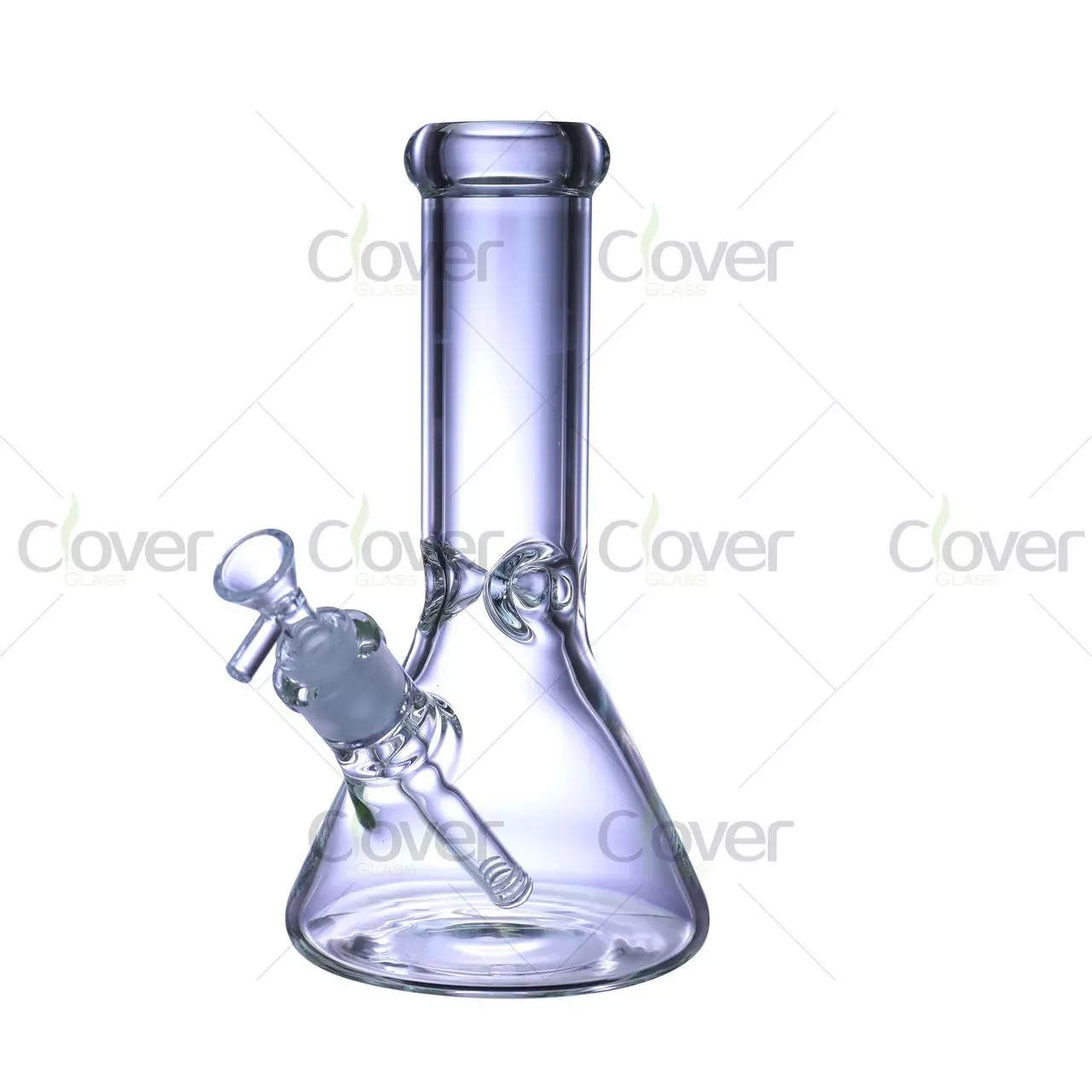 10″ cheap beaker bongs | 7mm Borosilicate | 14mm Female | Clover Glass