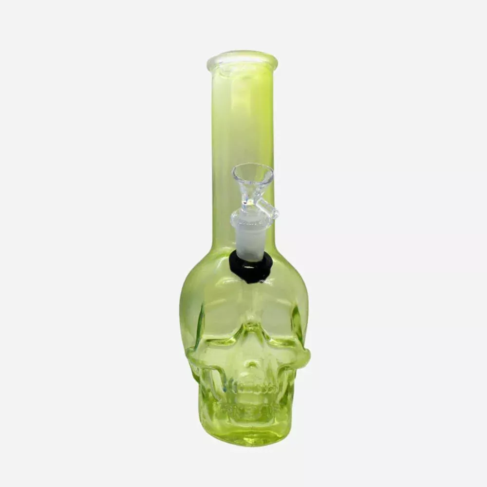 10" Glass Skull Bong