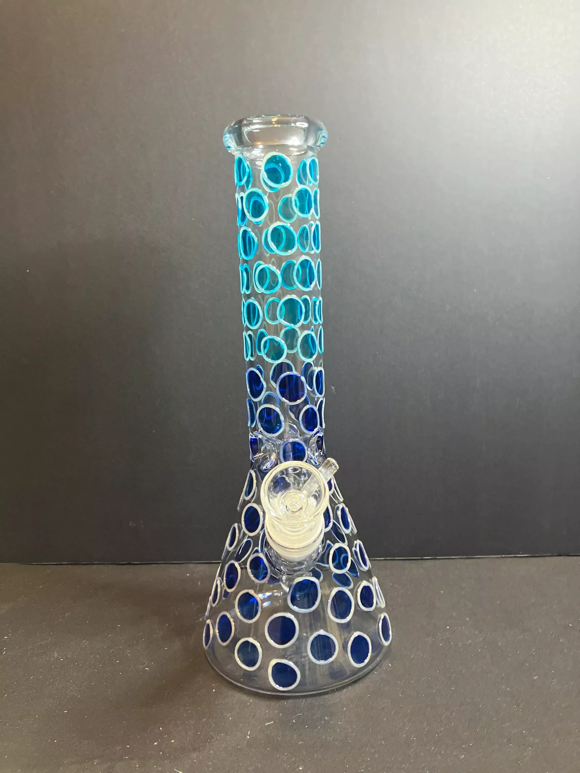 10” Glow in the Dark Bubble Beaker Bong