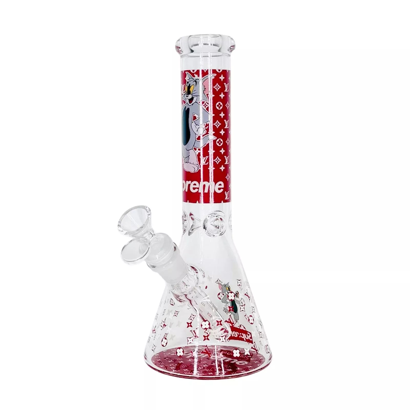 10" Glow in the Dark Cartoon Glass Bong
