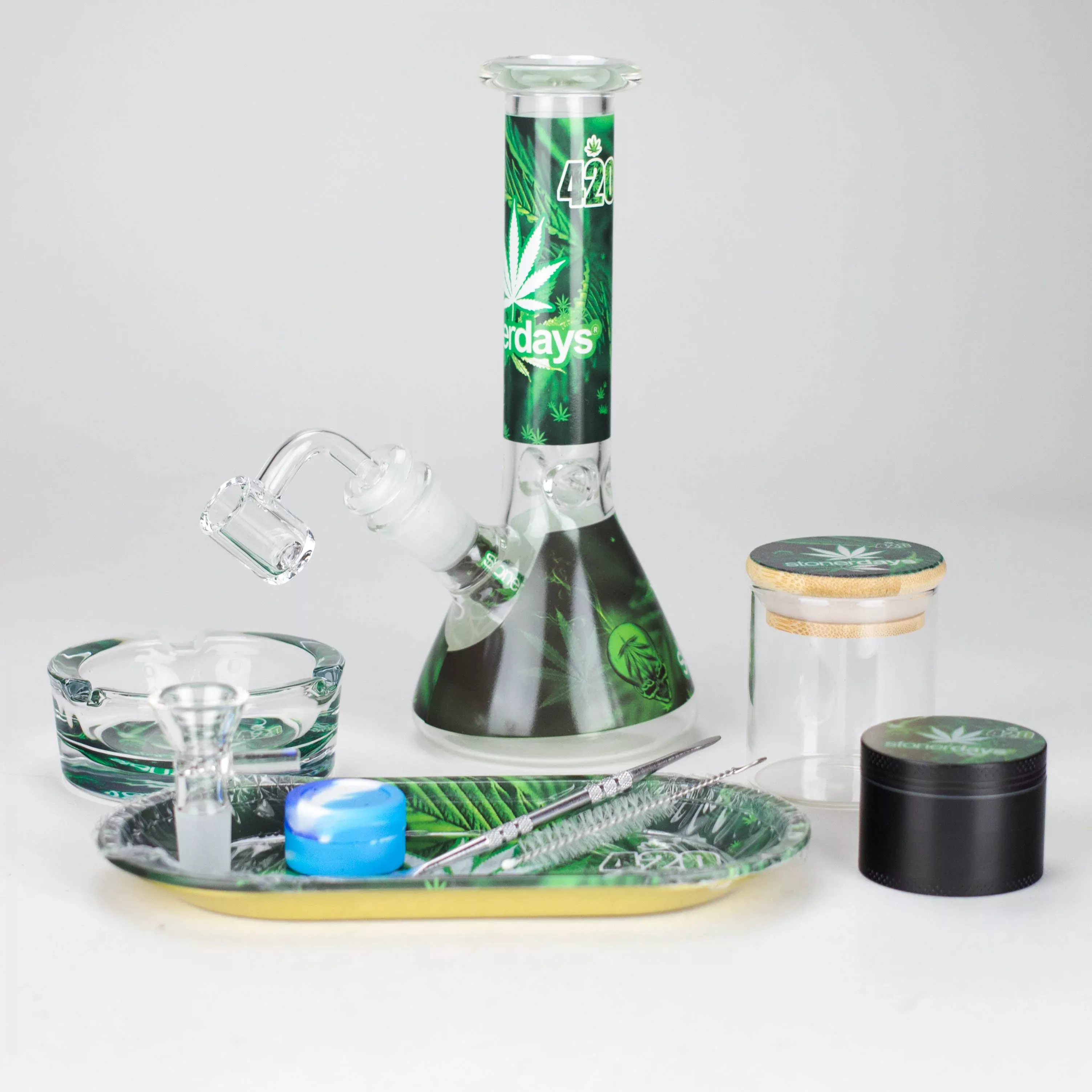 10-in-1 Weed Design Smoke Set – Complete All-in-One Herb Smoking Kit