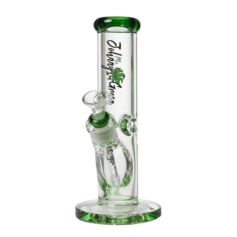 10 Inch 9mm Straight Tube Bong with Grid Percolator