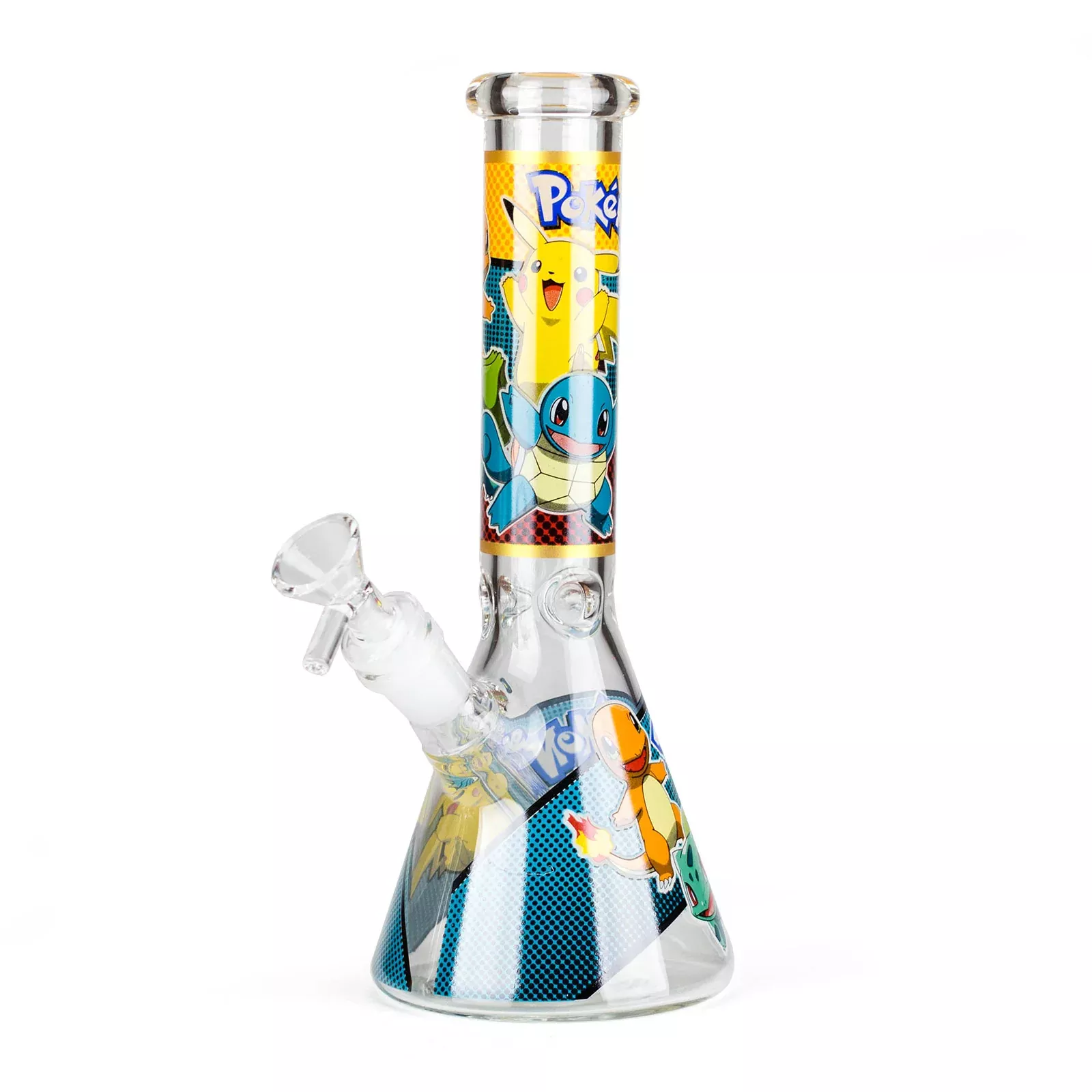 10 Inch Cartoon Design Beaker Bong with 5mm Thickness