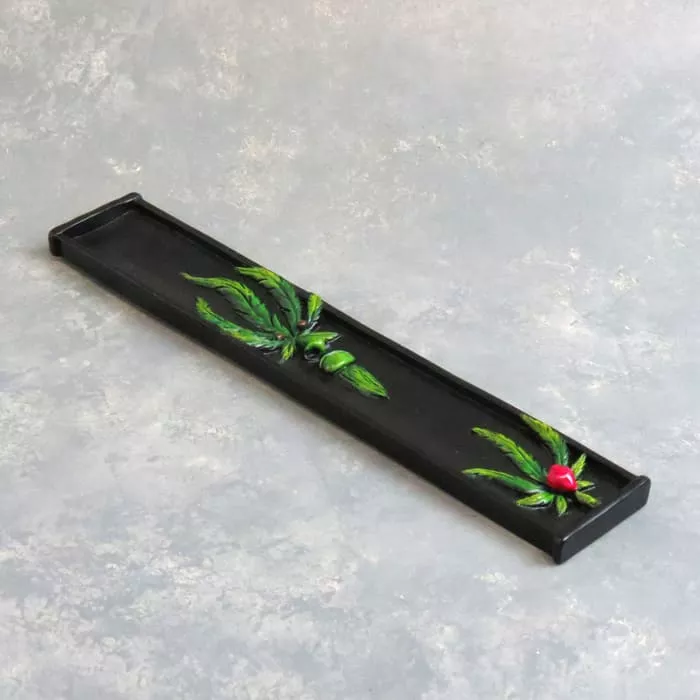 10″ Leaf Face Incense Burner
