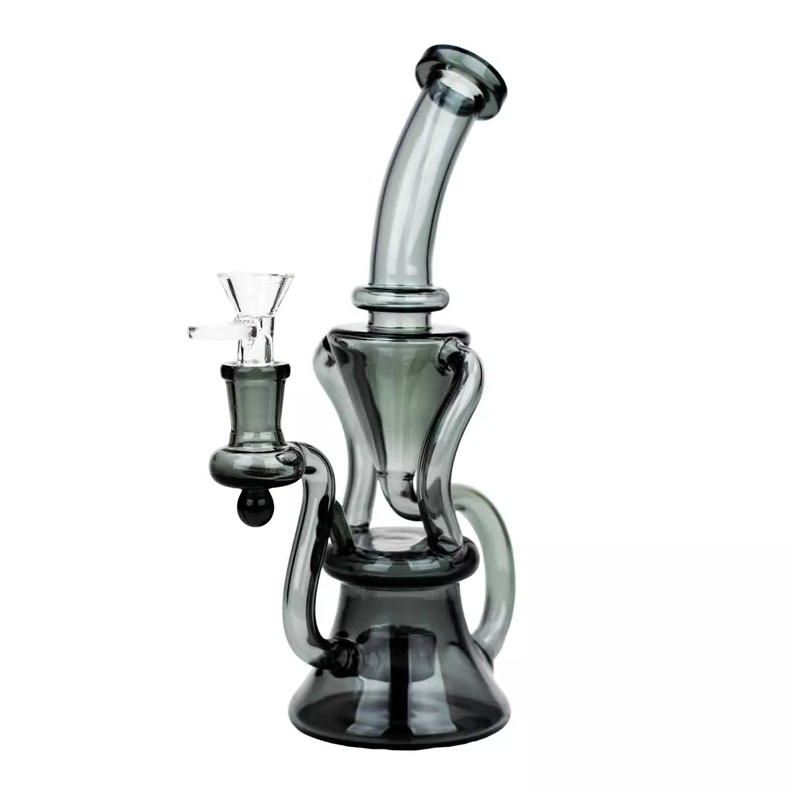 10" Recycle Solid Colored Bong