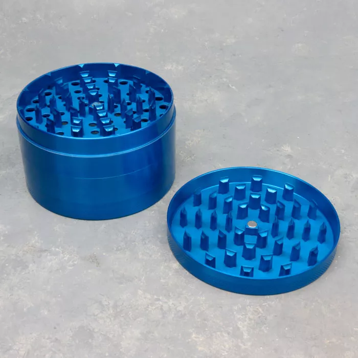 100mm 4-Part Metal Grinder Asst Colors
