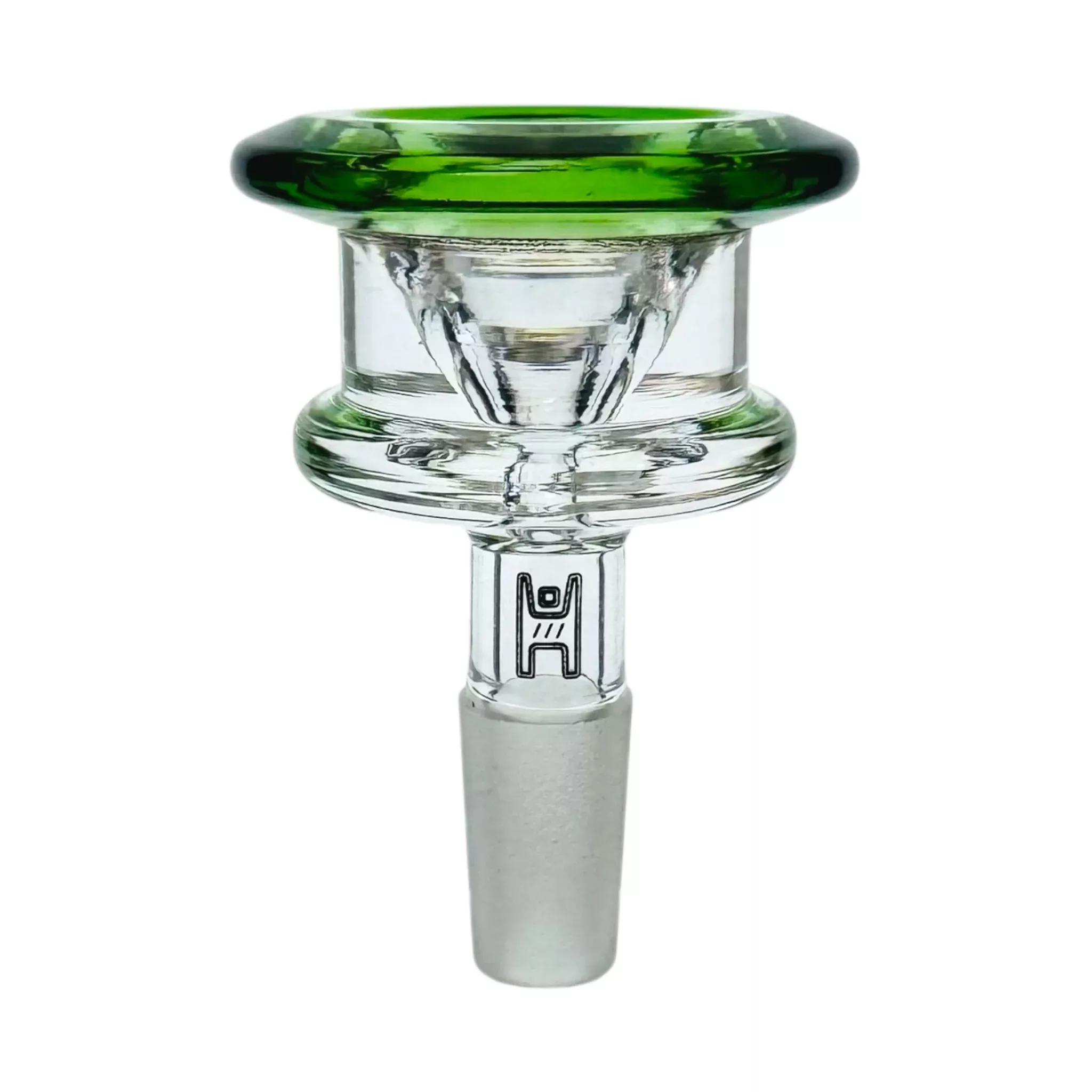 10mm Flower Bowl With Green Rim