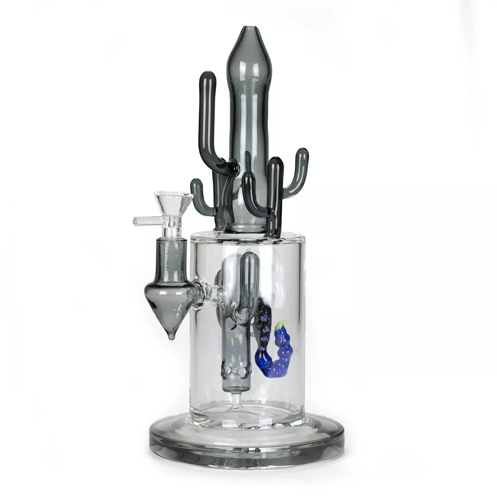 11.5" Cactus Glass Water Pipe