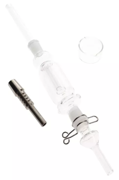 11.5" Glass Dab Straw Kit