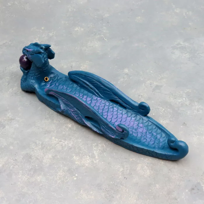 11″ Dragon Body w/Orb Incense Burner