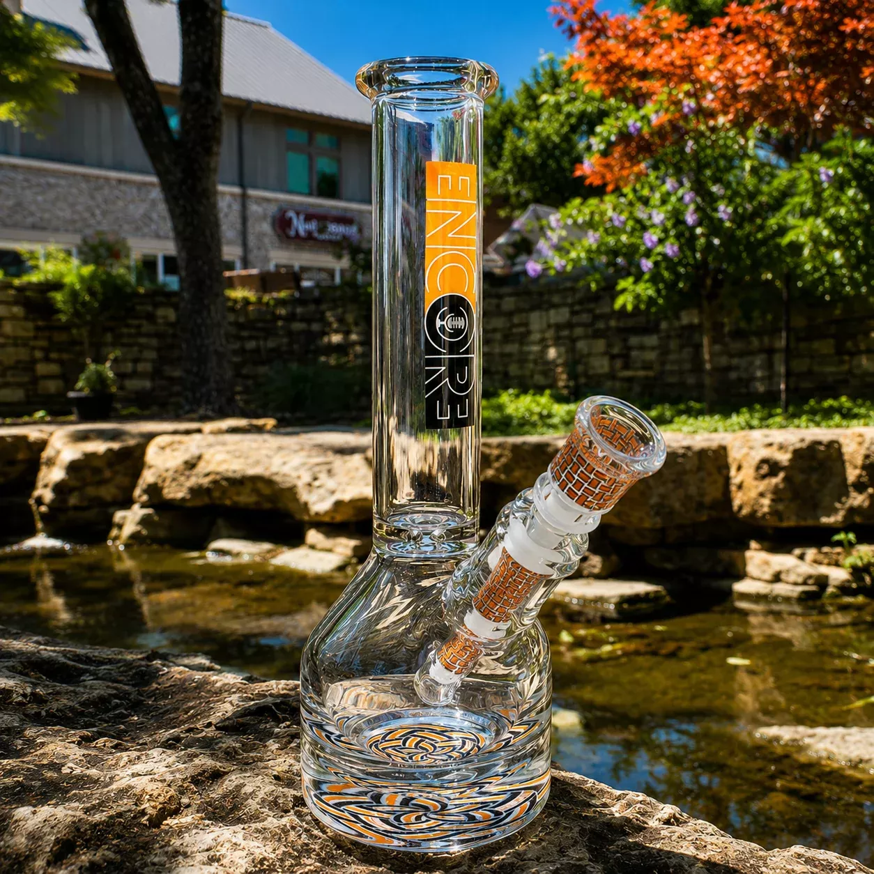 11" Encore Collection Basketweave Henny Pounder Bong