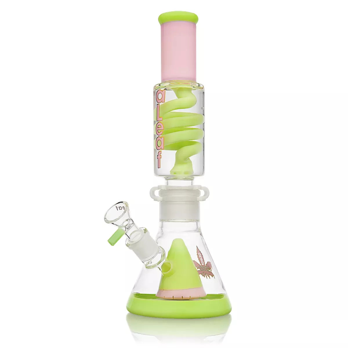 12.5" aLeaf Glycerin Cone Water Pipe w/Pyramid Perc