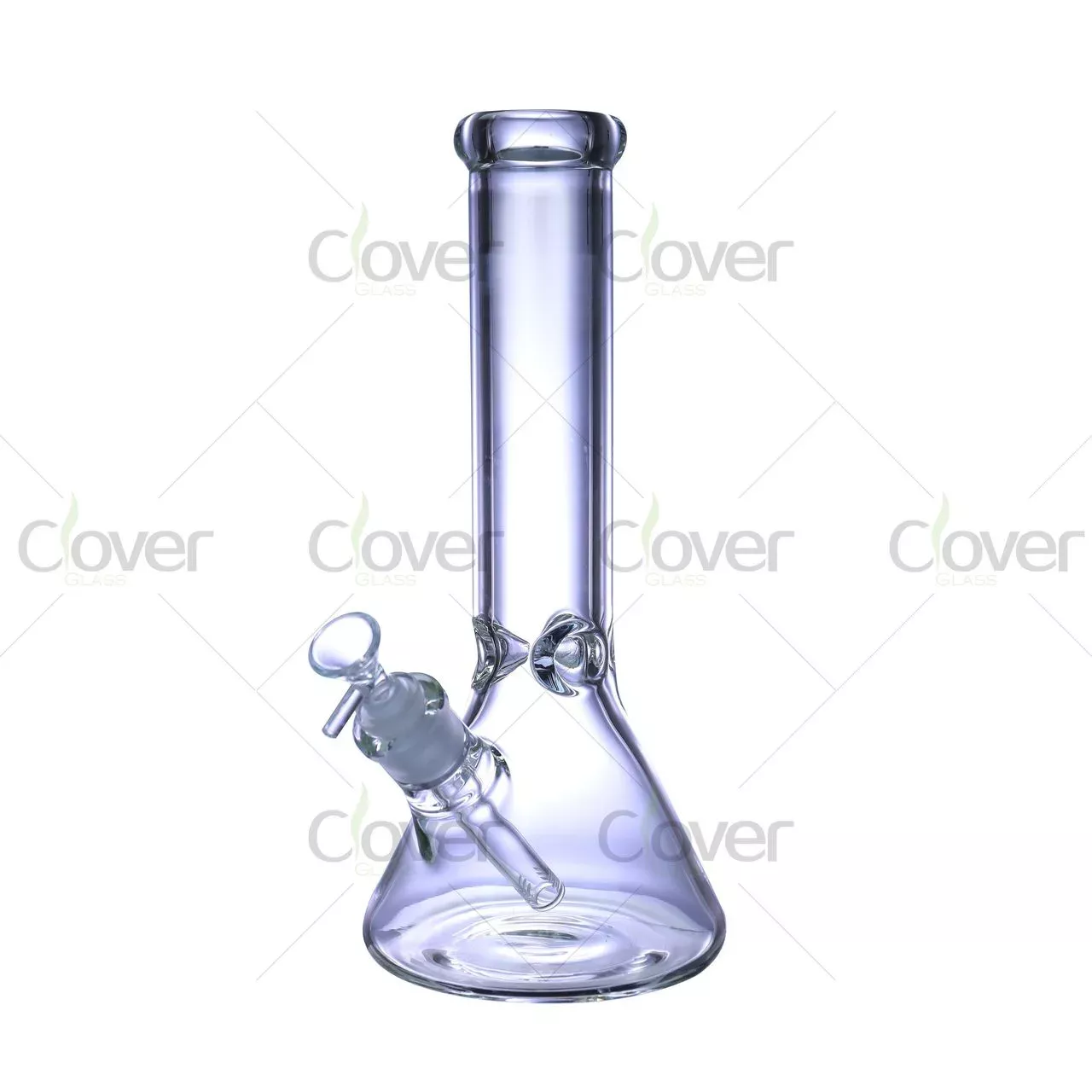 12″ Beaker glass for smokers | 7mm Thick Glass | Clover Glass