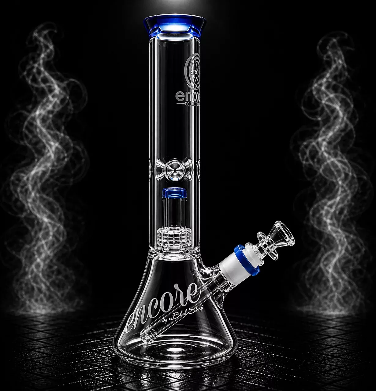 12" Encore Collection Double Chamber Matrix Perc Beaker Bong
