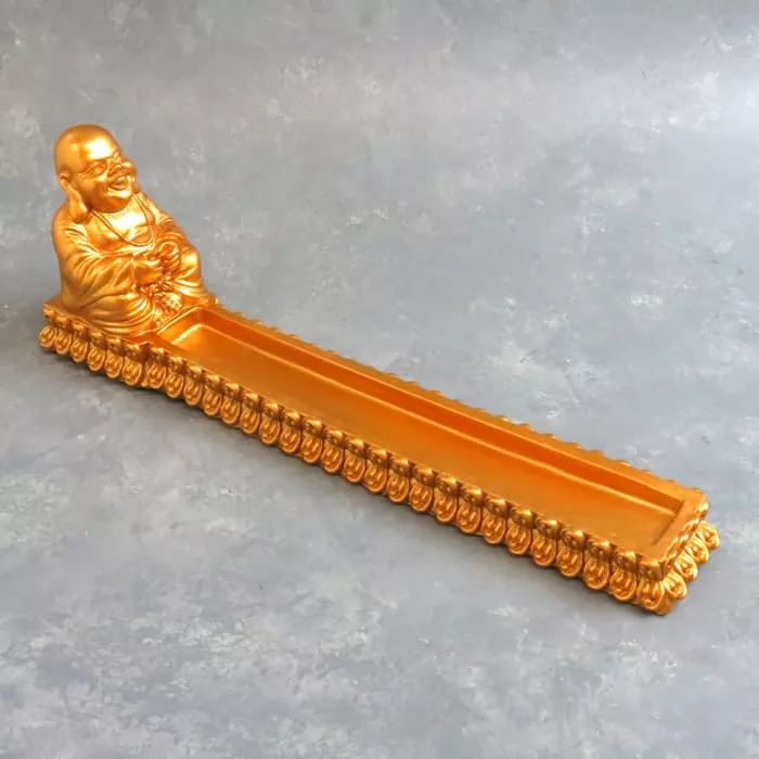 12″ Golden Buddha Incense Burner