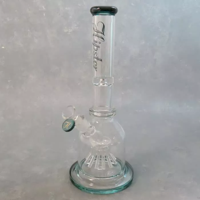 12″ Hipster Glass Octopus Perc Vase-Style Glass Water Pipe