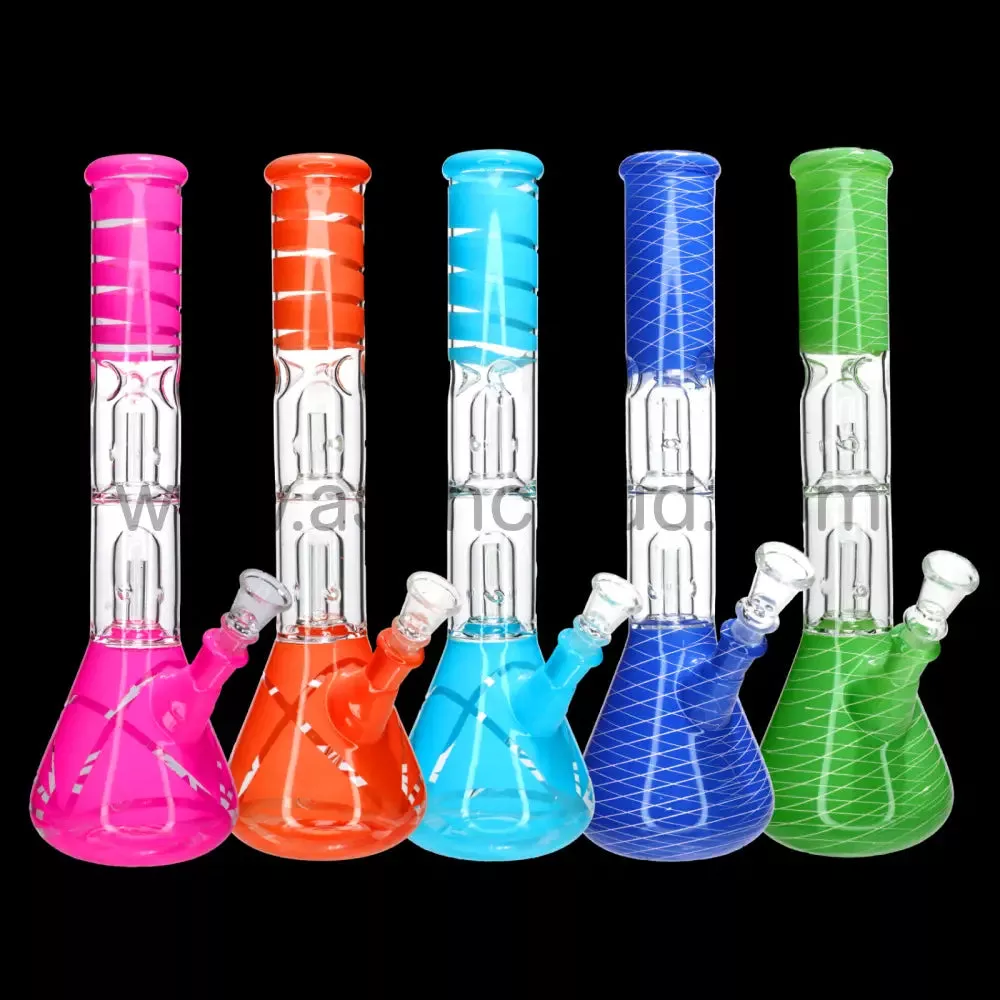 12 in - Beaker 2 Chamber Glass Bong