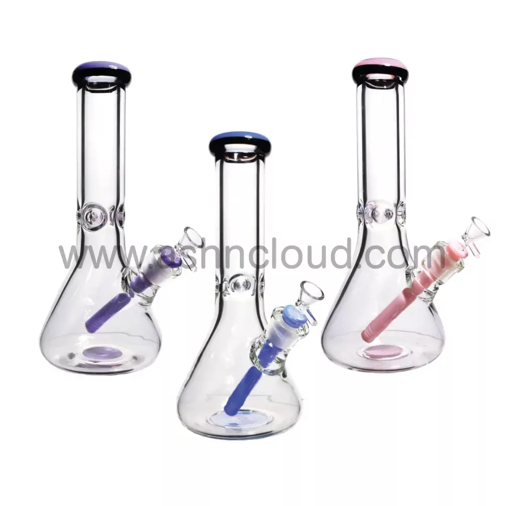 12 in - Clear Two-Tone Thick Beaker Bong 9 mm