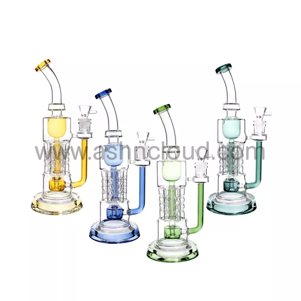 12 in - Super Glass Bong Perc