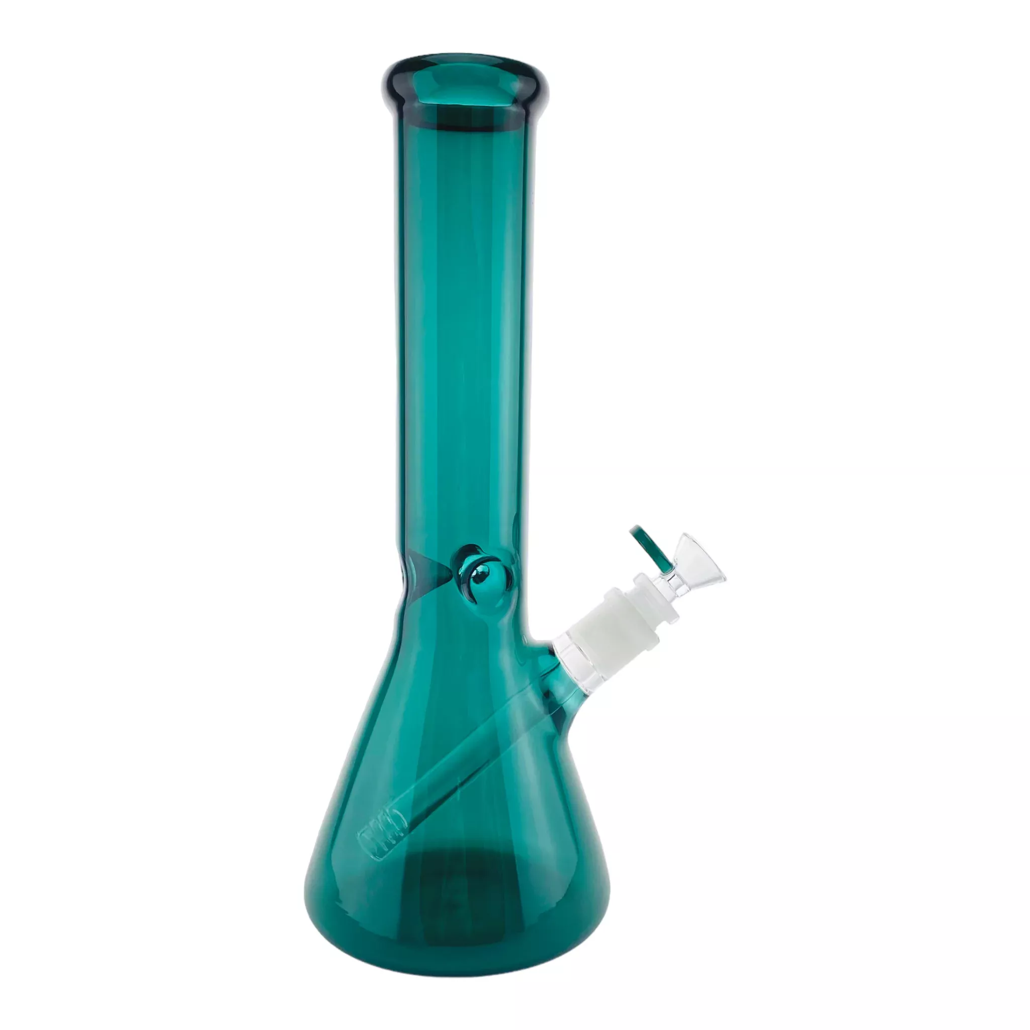 12 Inch Full Dark Green Beaker Base Glass Bong 12 Inch