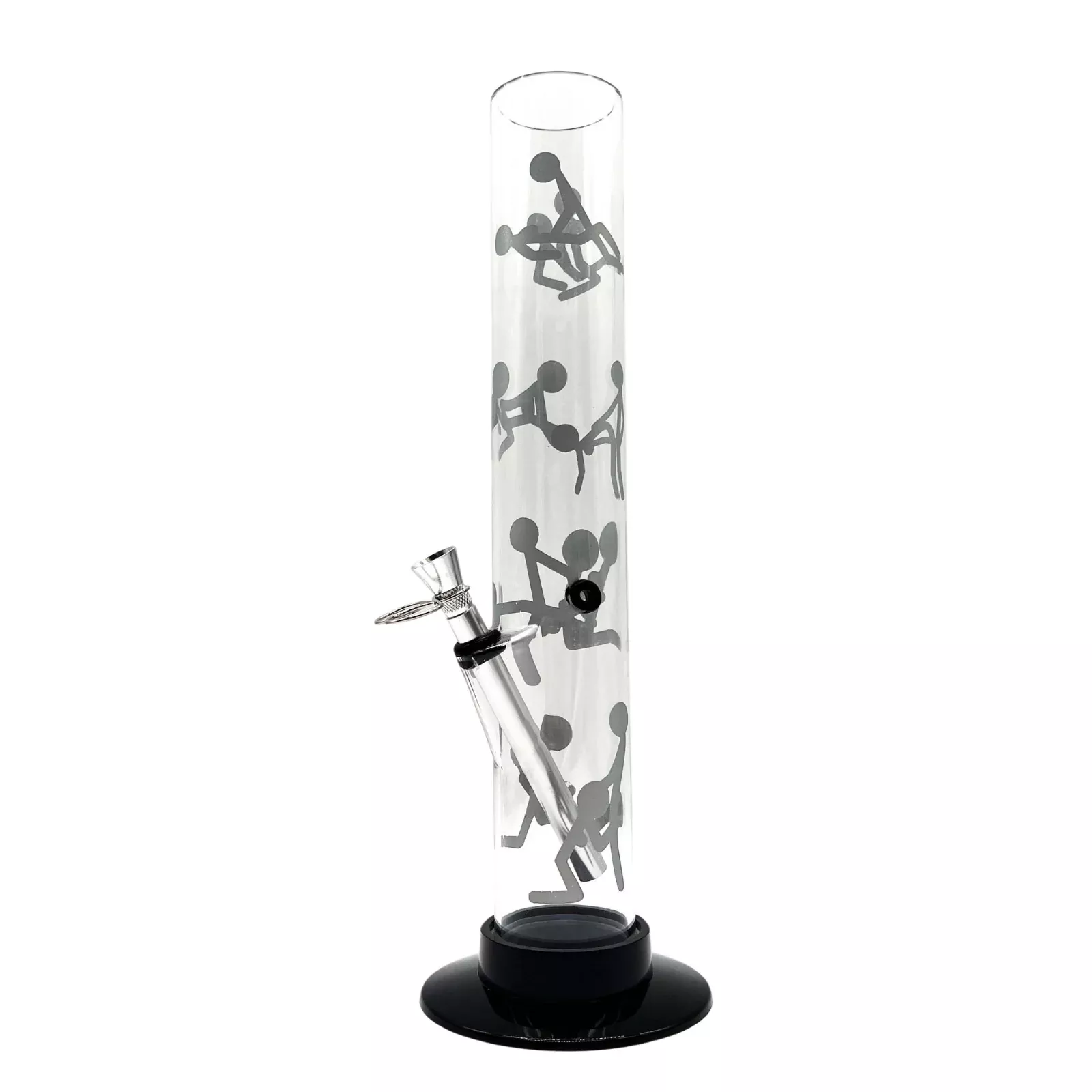 12" Straight Acrylic Bong