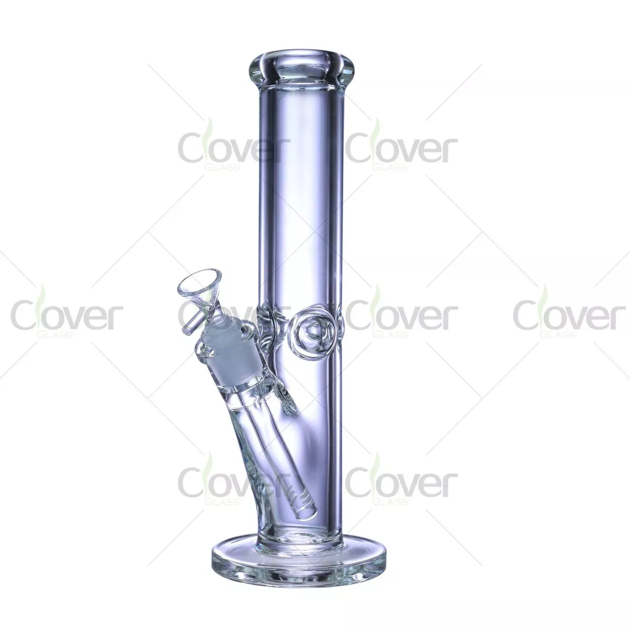 12″ Straight Classic Bong | 9mm Extra Thick Glass | Clover Glass