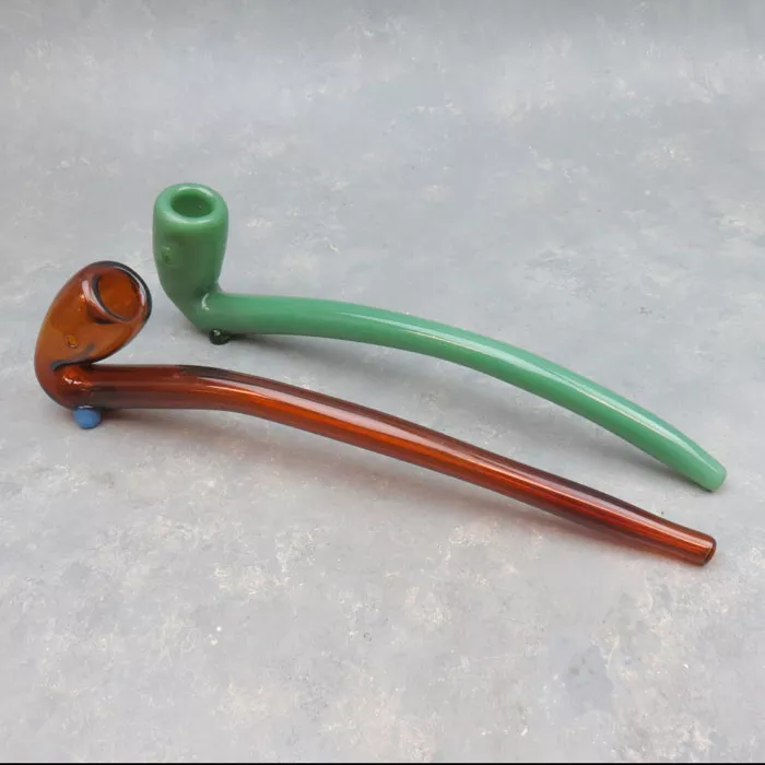 12″ Wizard Sherlock Glass Hand Pipe w/Feet