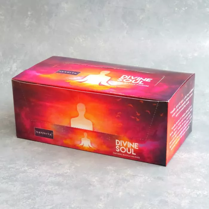 12pk Nandita Divine Soul Incense Sticks (15g packs)