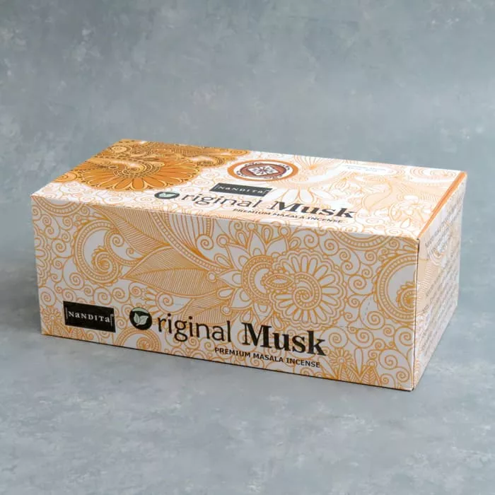12pk Nandita Original Musk Incense Sticks (15g packs)