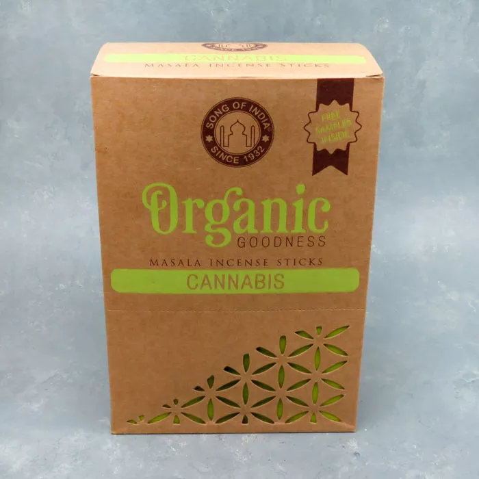 12pk Organic Goodness Cannabis Incense Sticks (15g packs) + 12 Testers