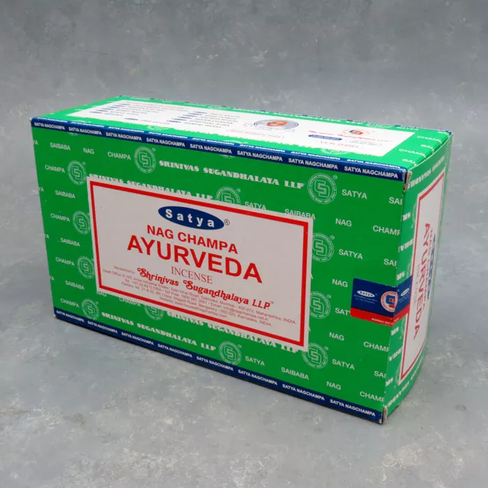 12pk Satya Ayurveda Rose Incense Sticks (15g packs)