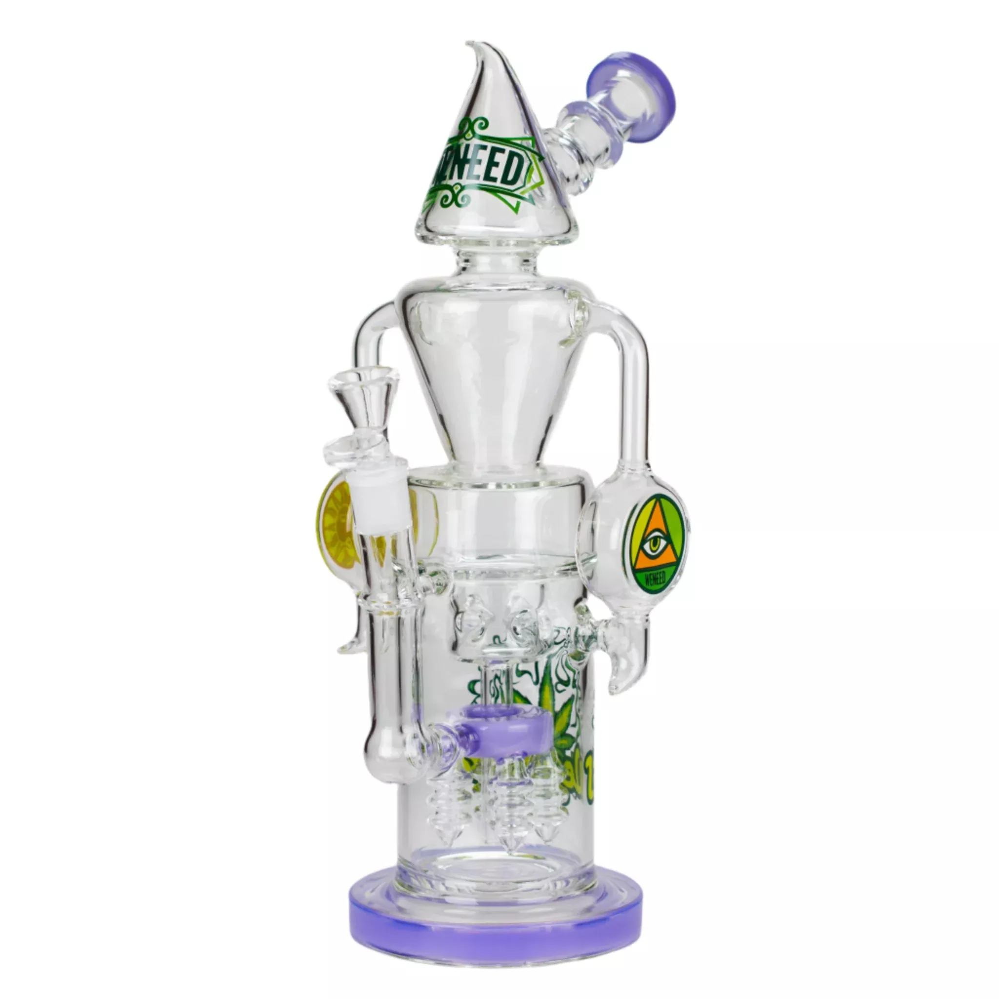 13.5" Halo Spire Glass Bong