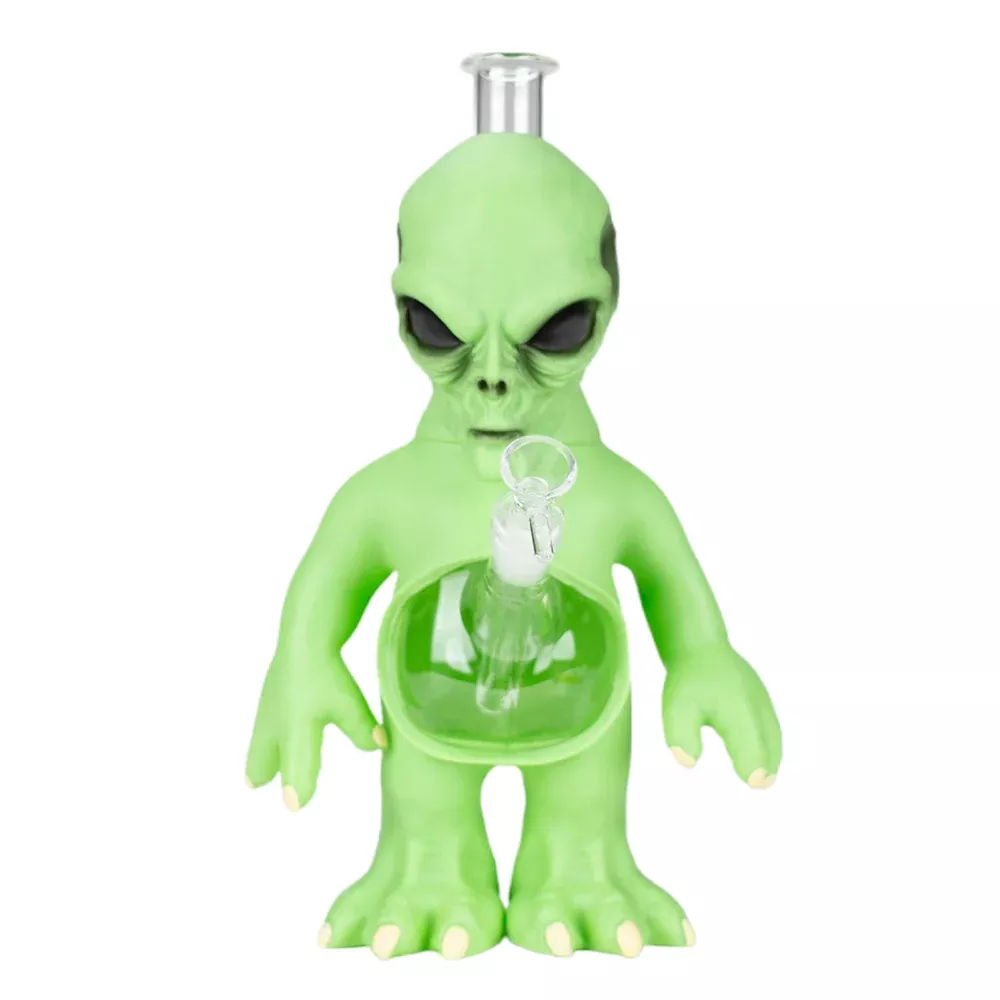 13" Vinyl Alien Water Bong