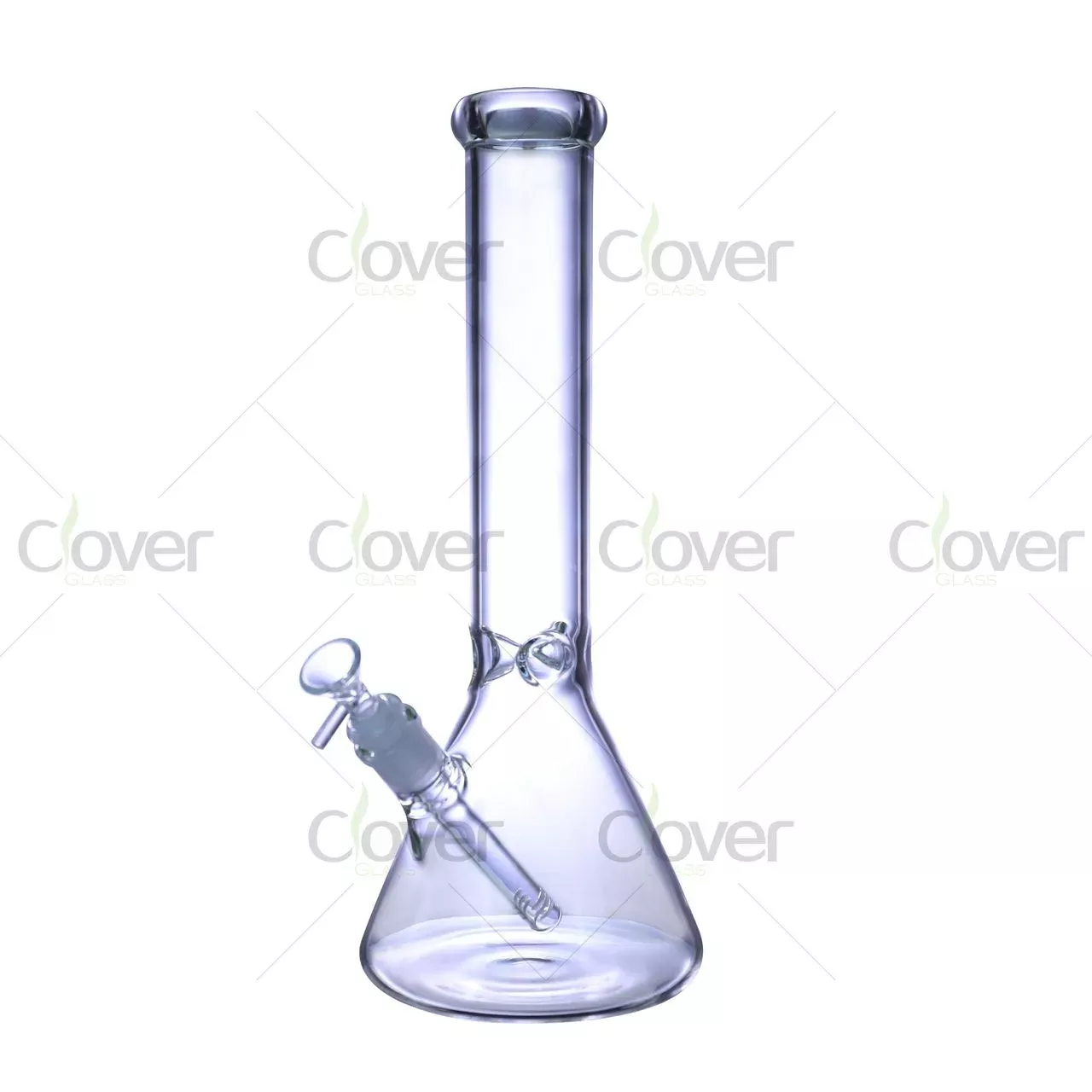 14″ Beaker quality water pipes | 5mm Glass | Clover Glass