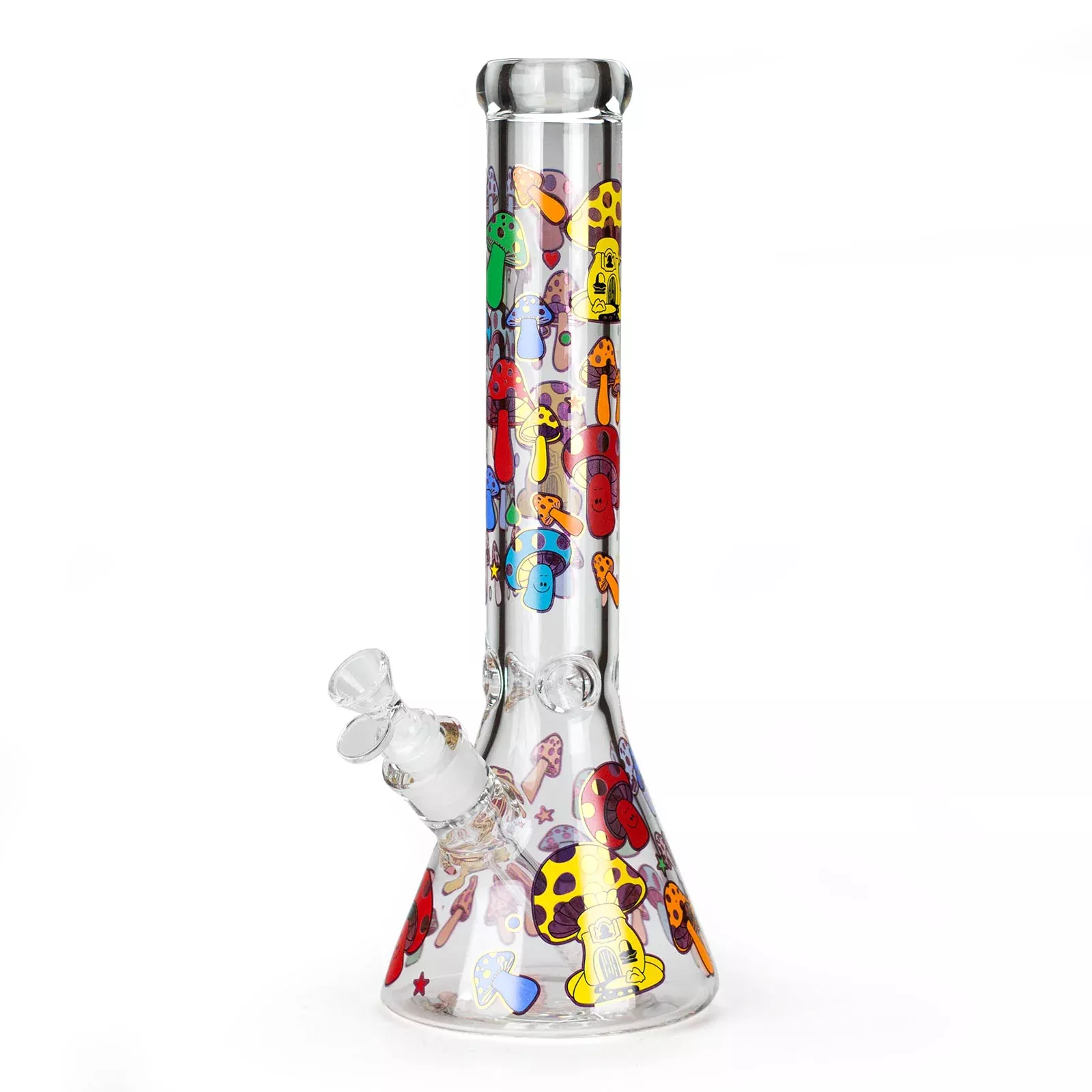 14" Glass Mushroom Bong