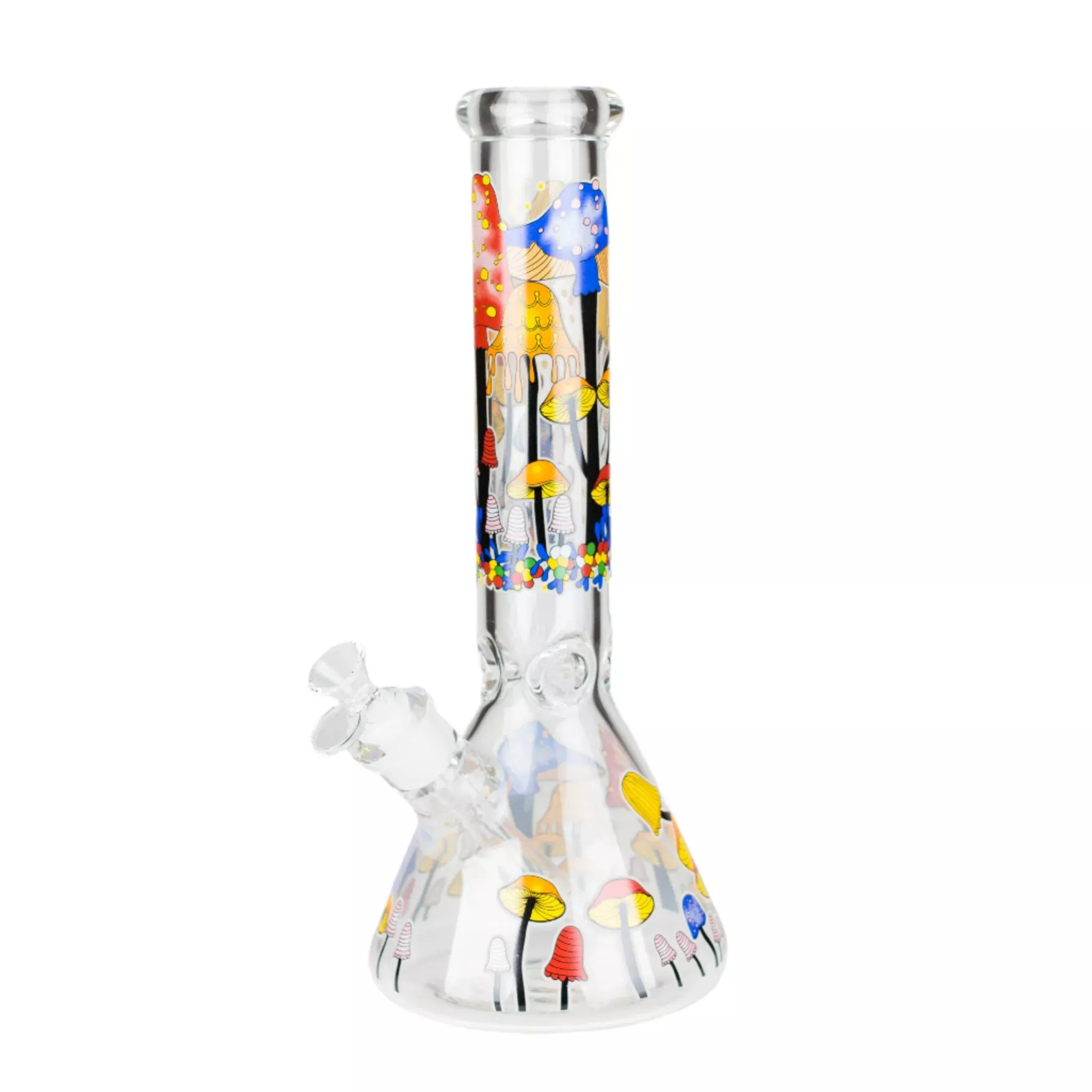 14" Magic Mushroom Glass Bong