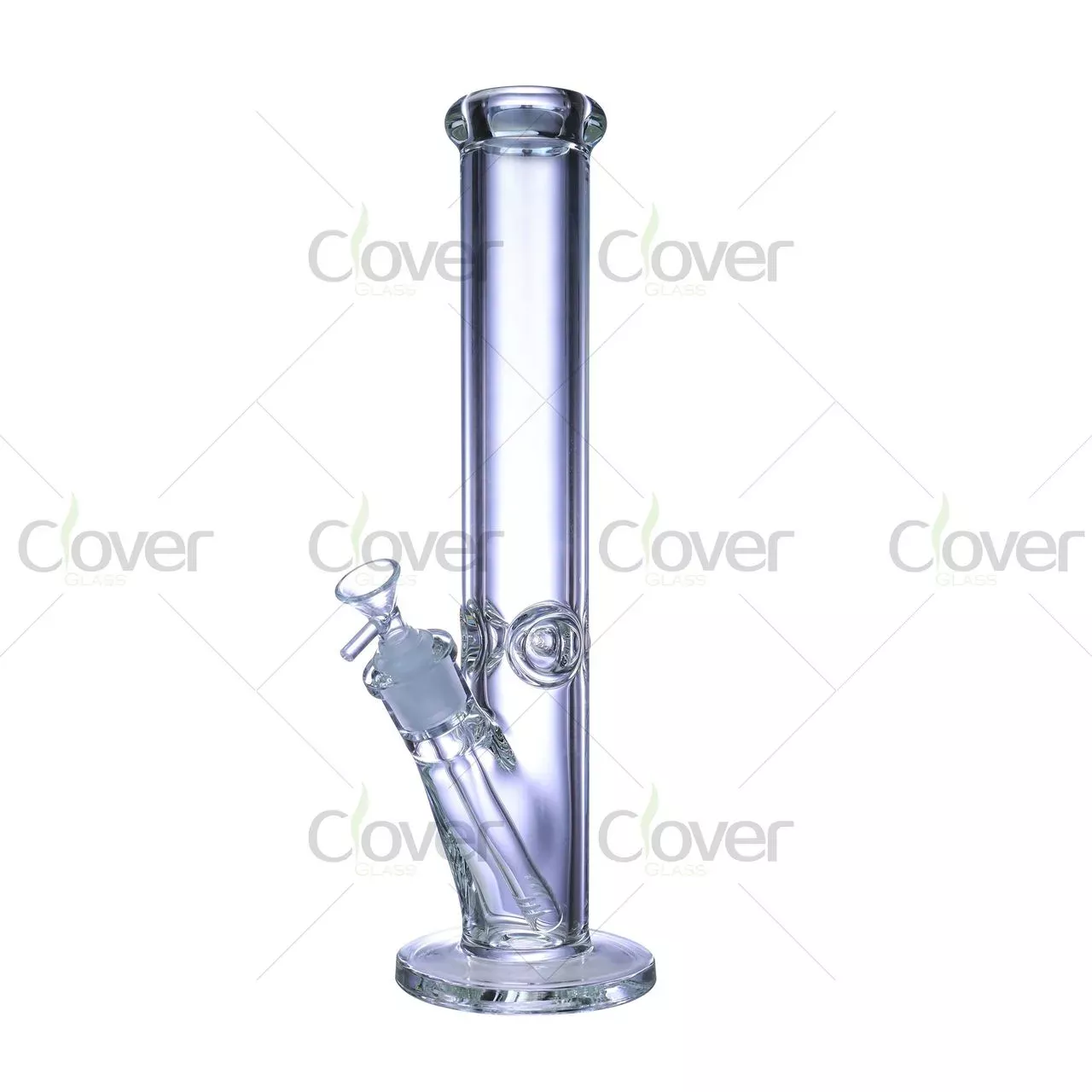 14″ Straight Glass Pipe | 9mm Heavy Glass | Clover Glass
