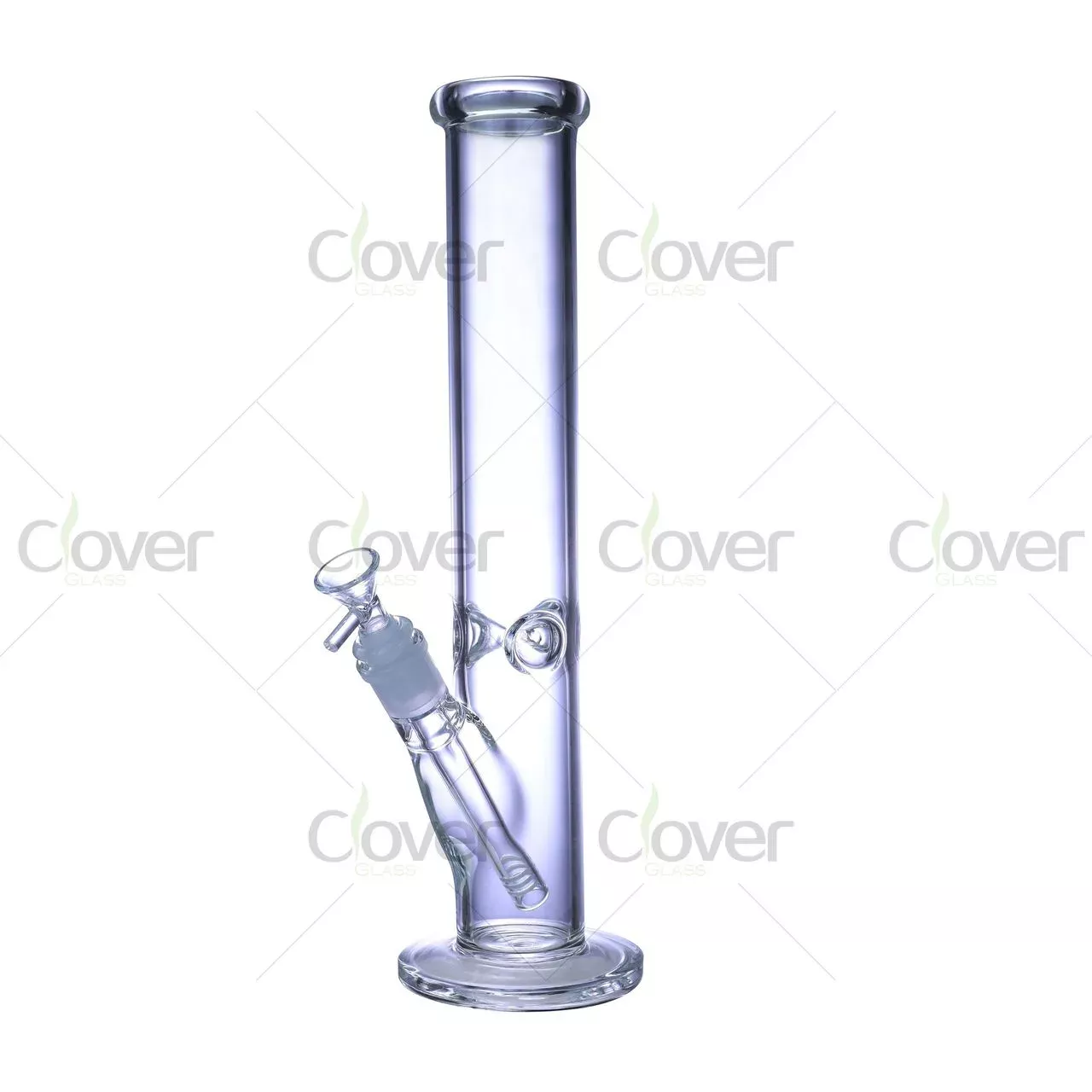 14″ Straight Shooter Weed Pipe | 5mm Glass | Clover Glass