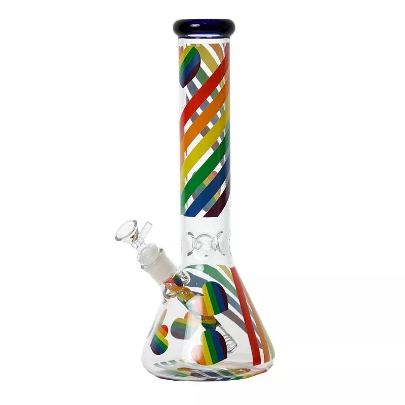 14" Thick Glass Beaker Bong 5mm
