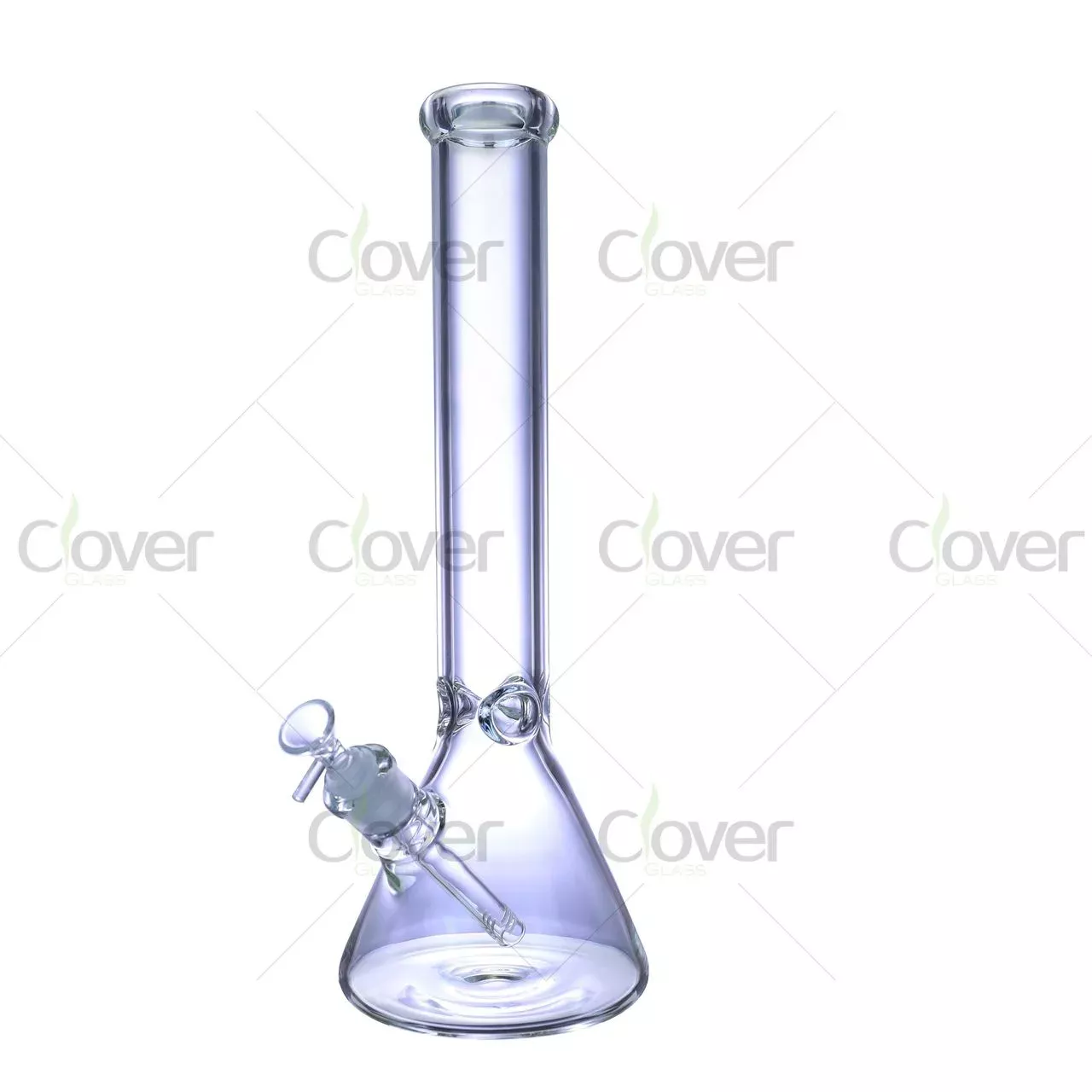 16″ Beaker basic bong | 5mm Glass | Clover Glass